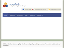 Tablet Screenshot of innovtech-us.com